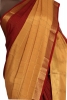 Exclusive Zari Checks Half and Half Mysore Crepe Silk Saree-Double Pallu 